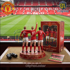 Manchester United The United Trinity Best Law Charlton Acrylic Plaque