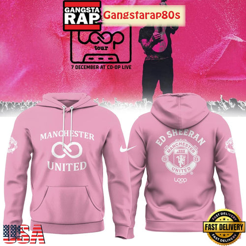 Manchester United x Ed Sheeran Loop Tour 2025 Special Edition All Over Print Hoodie