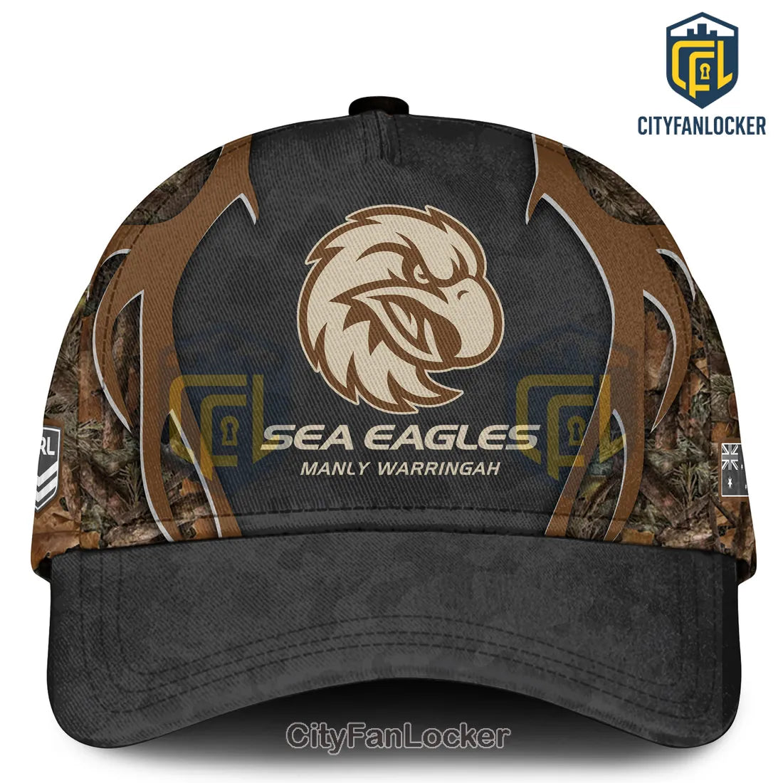 Manly Warringah Sea Eagles NRL Hunting Season Camo Hoodie