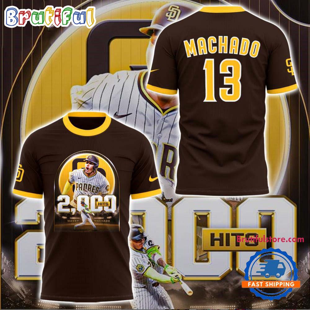 Manny Machado 2000 Hits New T Shirt