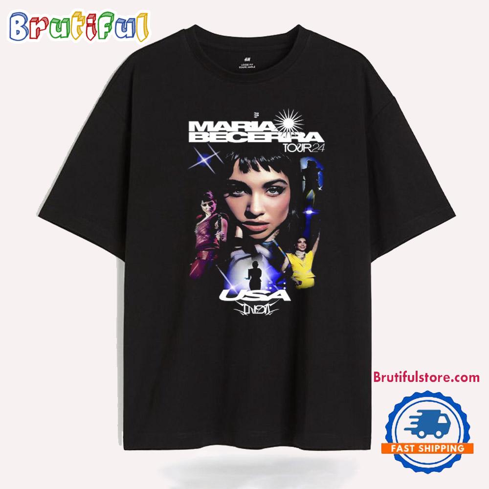 Maria Becerra Tour 2024 USA Vintage T Shirt