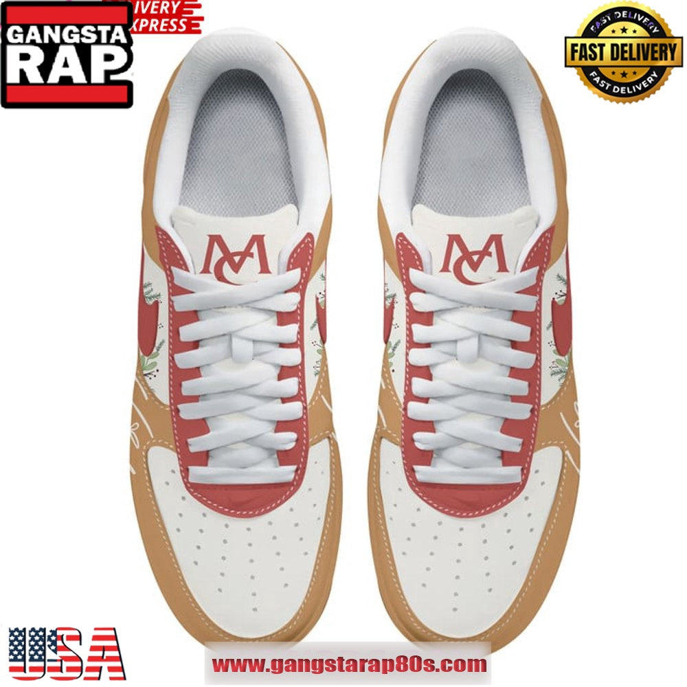 Mariah Carey Christmas Time Limited Edition Air Force 1 Running Sneakers