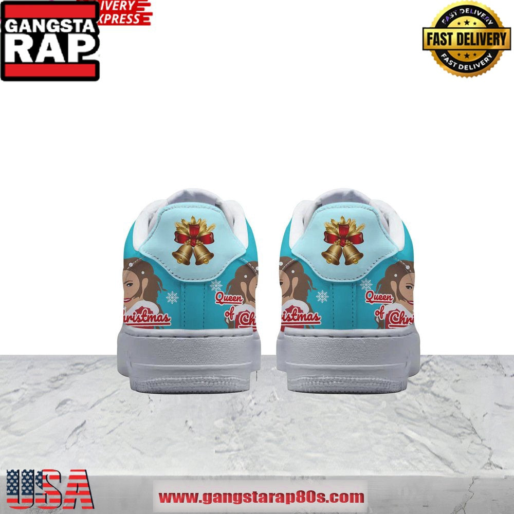 Mariah Carey Queen Of Christmas Limited Edition Air Force 1 Running Sneakers Shoes