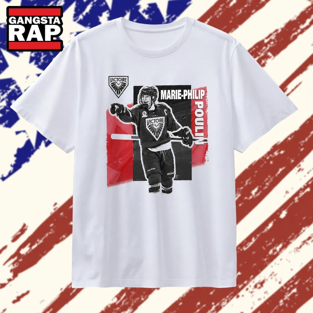 Marie Philip Poulin Team Vancouver Goldeneyes PWHL 2026 T Shirt