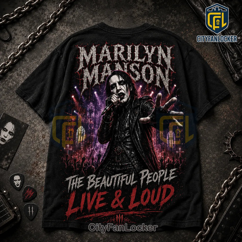 Marilyn Manson Beautiful Nightmare T-Shirt Limited Edition