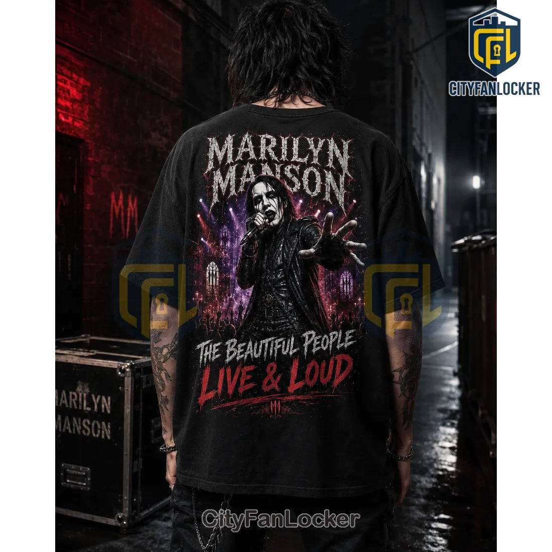 Marilyn Manson Beautiful Nightmare T-Shirt Limited Edition