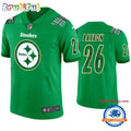 Mark Barron Pittsburgh Steelers #26 St. Patricks Day Green Football Jersey