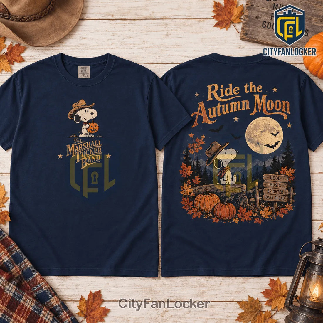 Marshall Tucker Band Snoopy Autumn T-Shirt