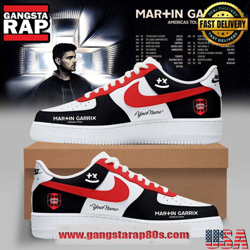 Martin Garrix Americas Tour 2026 Special Custom Air Force 1 Running Sneakers Shoes