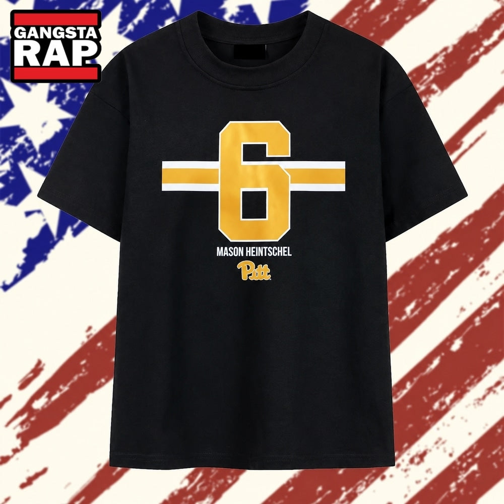 Mason Heintschel Pitt Panthers number 6 jersey T Shirt , Vintage Trending Shirt