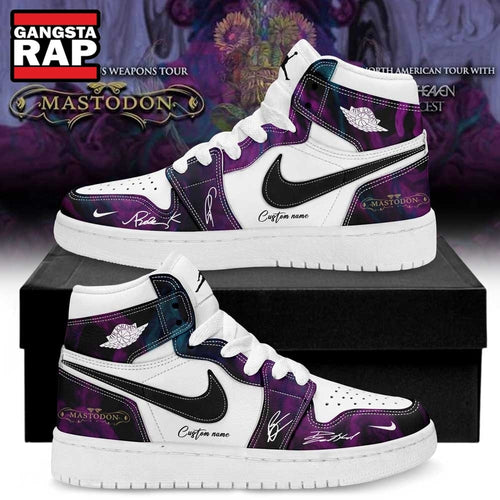 Mastodon Poisonous Weapons Tour 2026 Air Jordan 1 Hightop Shoes