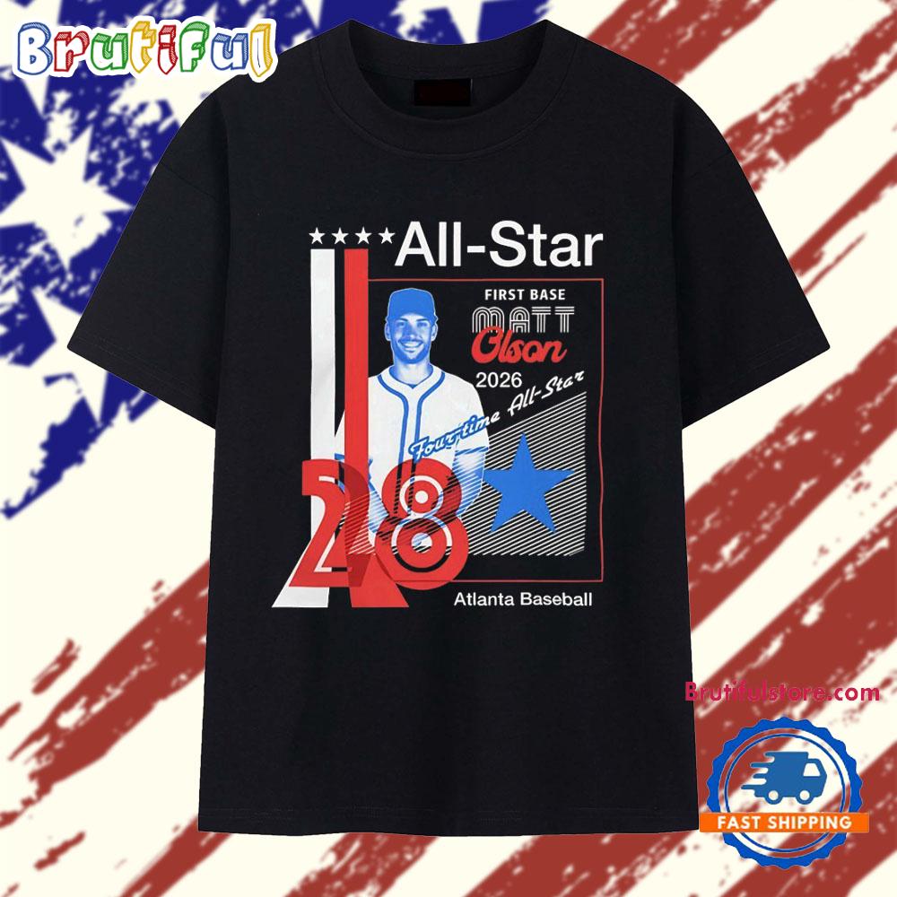 Matt Olson Atlanta Baseball 2026 Four-Time All-Star 28 T Shirt
