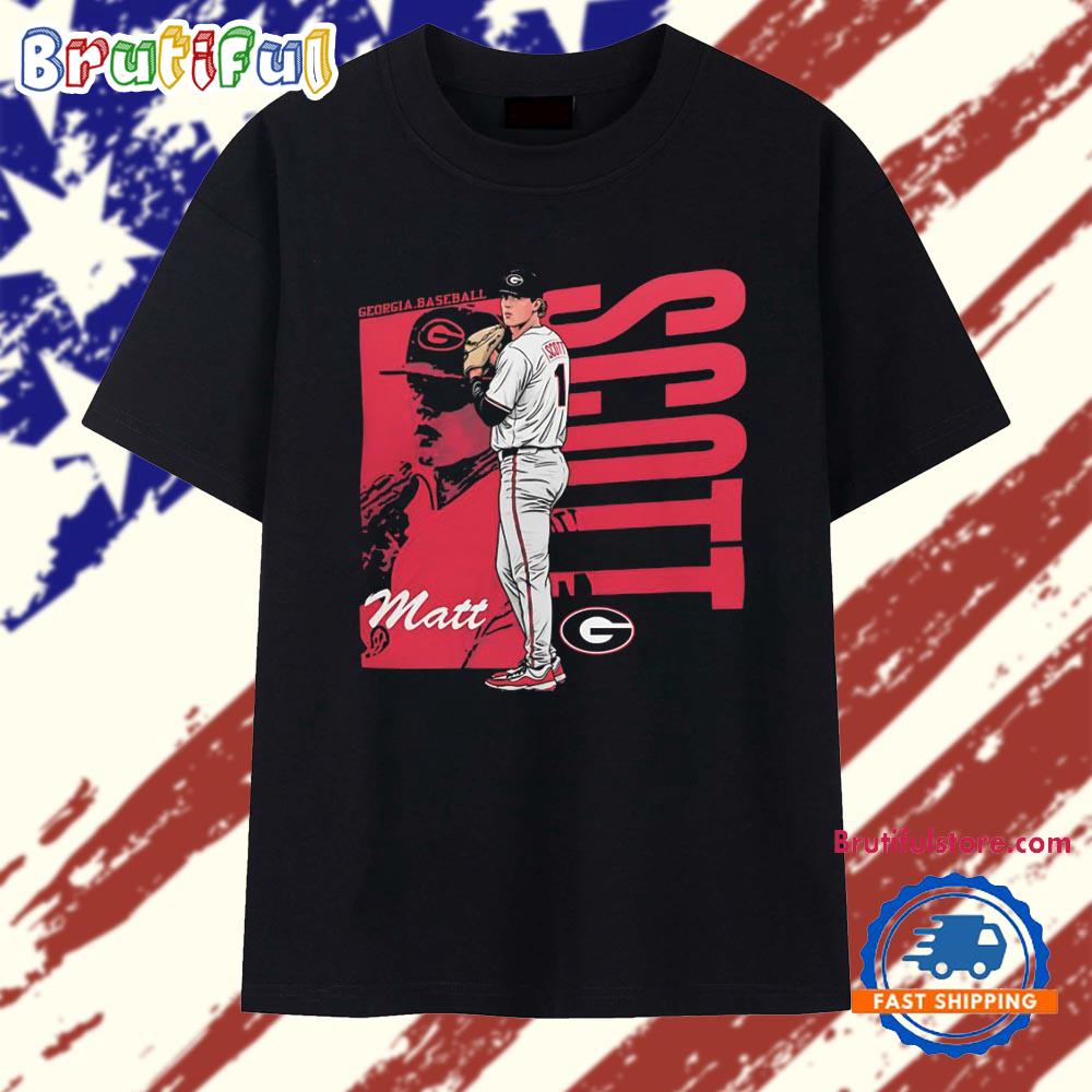 Matt Scott Georgia Bulldogs baseball player graphic T Shirt