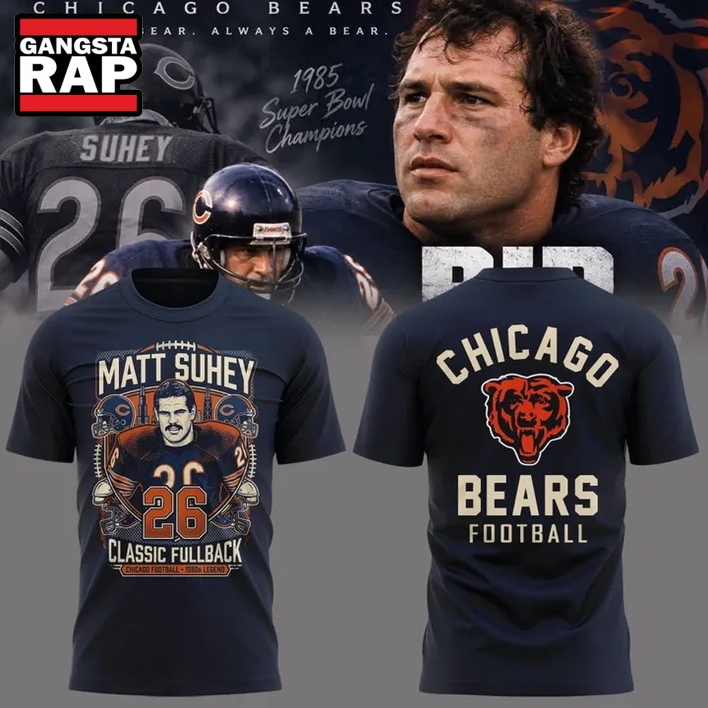 Matt Suhey Chicago Bears Always and Forever Thank You For Your Memories T Shirt