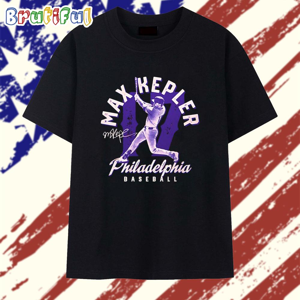 Max Kepler #17 Philadelphia Phillies Baseball Signature T Shirt