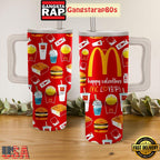 Mc Donald Mc Lover Valentine Edition Tumbler Cup 40oz