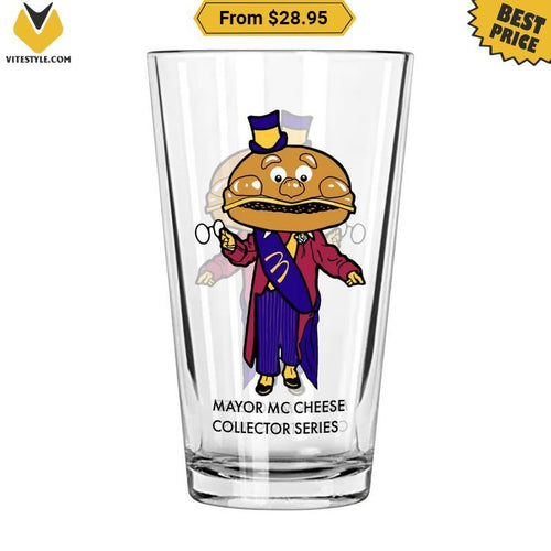 McDonald’s Mayor Mc Cheese Cup Glass