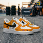 McLaren Formula 1 Team Orange Custom Air Force 1 Sneakers