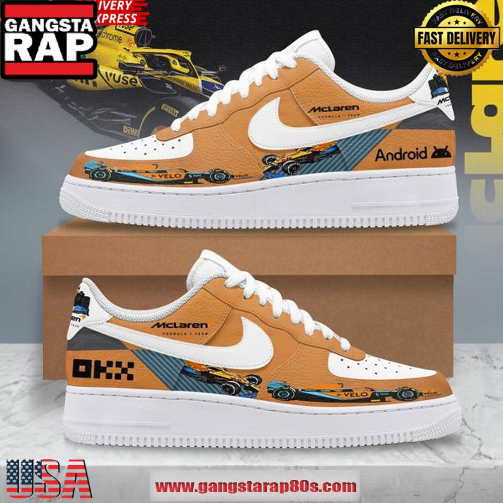 McLaren Racing Limited Edition Air Force 1 Running Sneakers Shoes