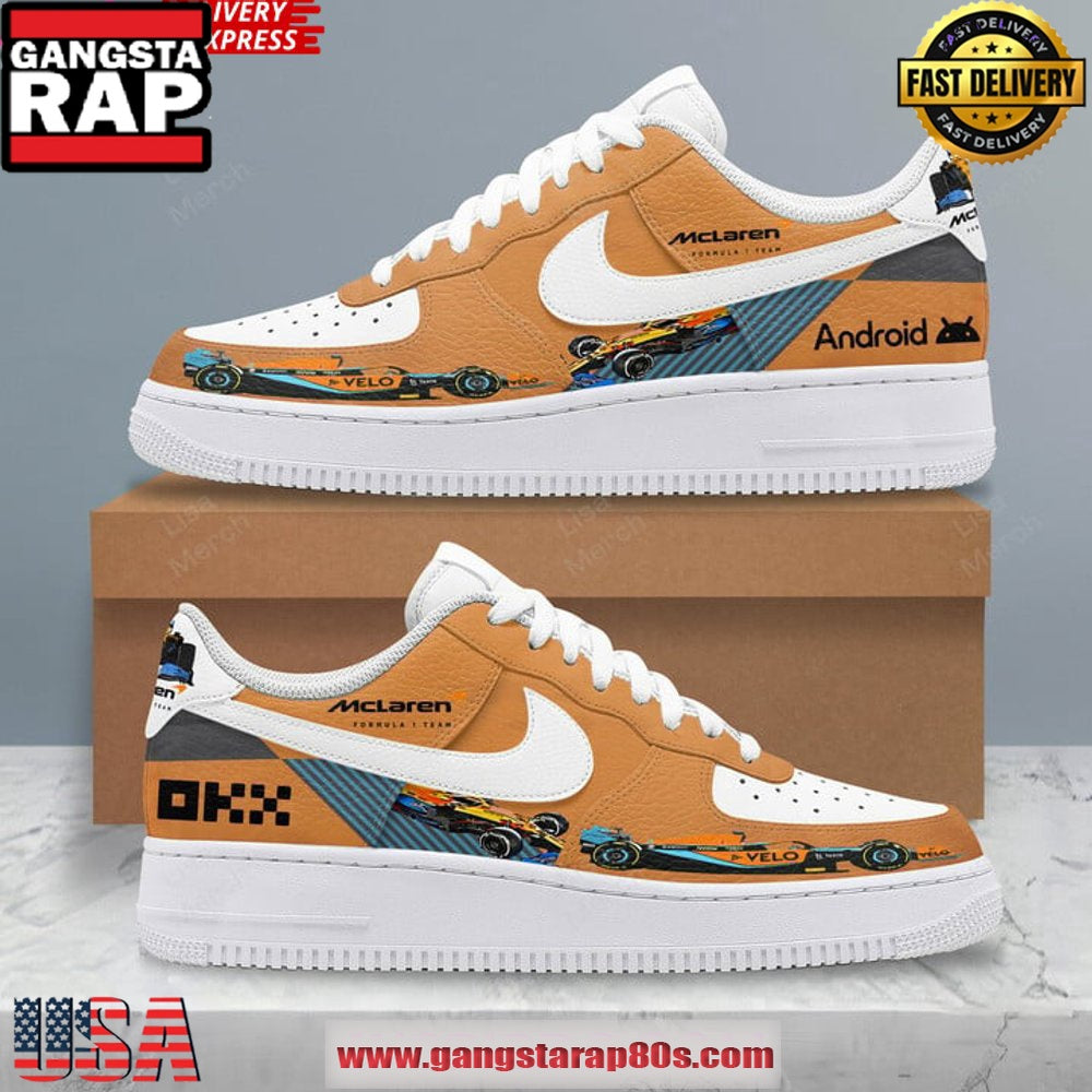 McLaren Racing Limited Edition Air Force 1 Running Sneakers Shoes