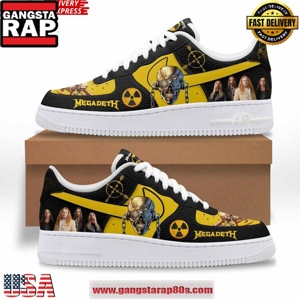 Megadeth Band Limited Edtion Air Force 1 Sneaker Sneakers Shoes