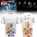 Megadeth Rock Band 2026 Limited Signed White 3D Shirt , Music Trending 3D Shirt