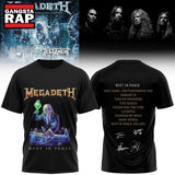 Megadeth Rock Band 2026 Signed New Design T Shirt , Music Trending 3D Shirt