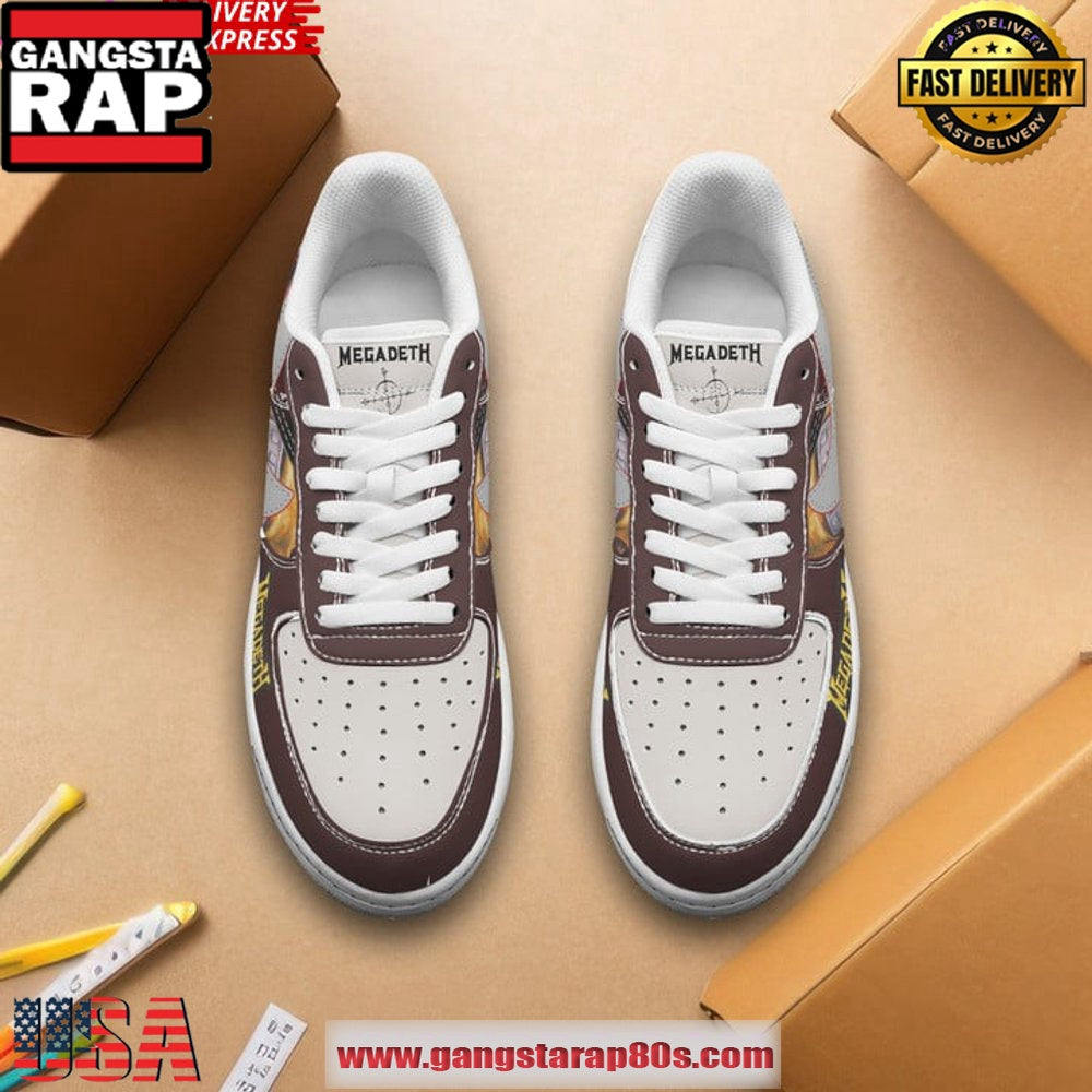Megadeth Rust in Peace Limited Edition Air Force 1 Running Sneakers Shoes