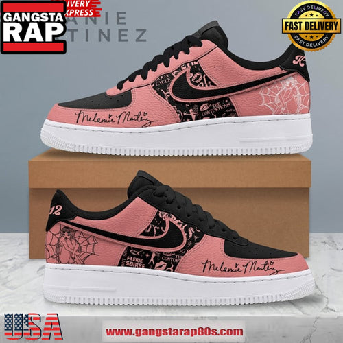 Melanie Martinez Black Pink Nike Air Force 1 Sneakers Shoes