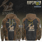 Melbourne Storm NRL Hunting Season Limited Edition Camo Hoodie T-Shirt
