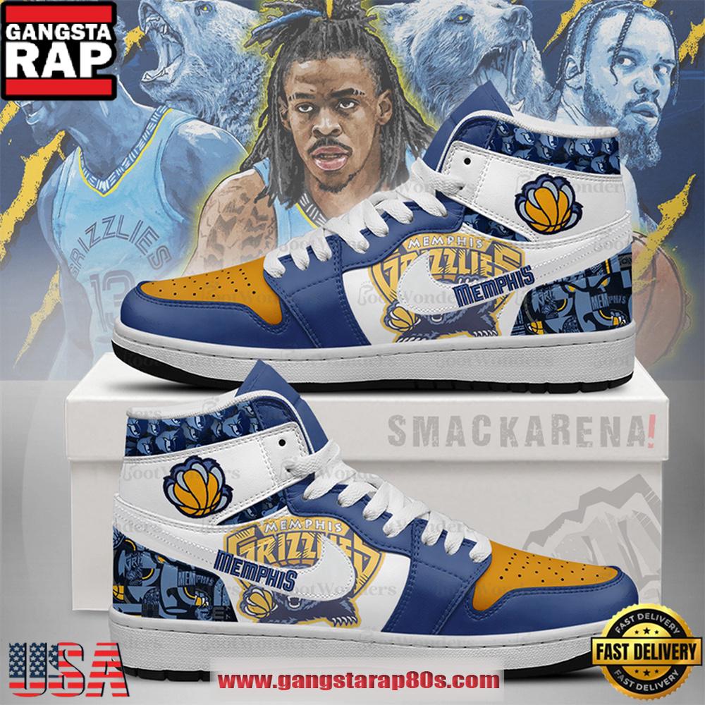 Memphis Grizzlies NBA Nike Air Jordan 1 Sneakers Shoes