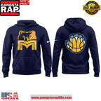 Memphis Grizzlies Playoff Pick Em 2025 Navy Unisex Hoodie