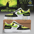 Memphis May Fire Caskets Custom Band Tour AIr Force 1 Sneakers
