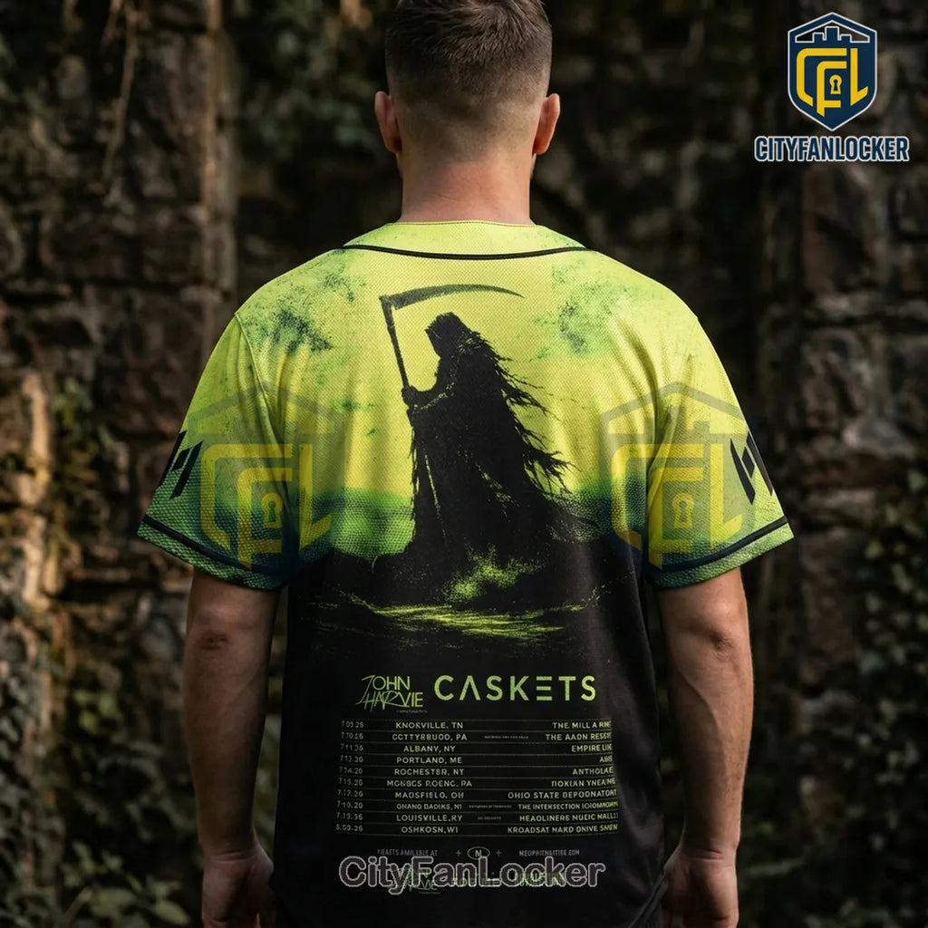 Memphis May Fire Caskets Tour Limited Edition Baseball Jersey