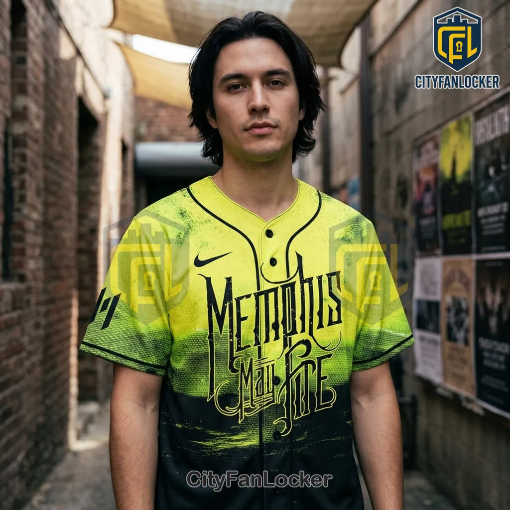 Memphis May Fire Caskets Tour Limited Edition Baseball Jersey