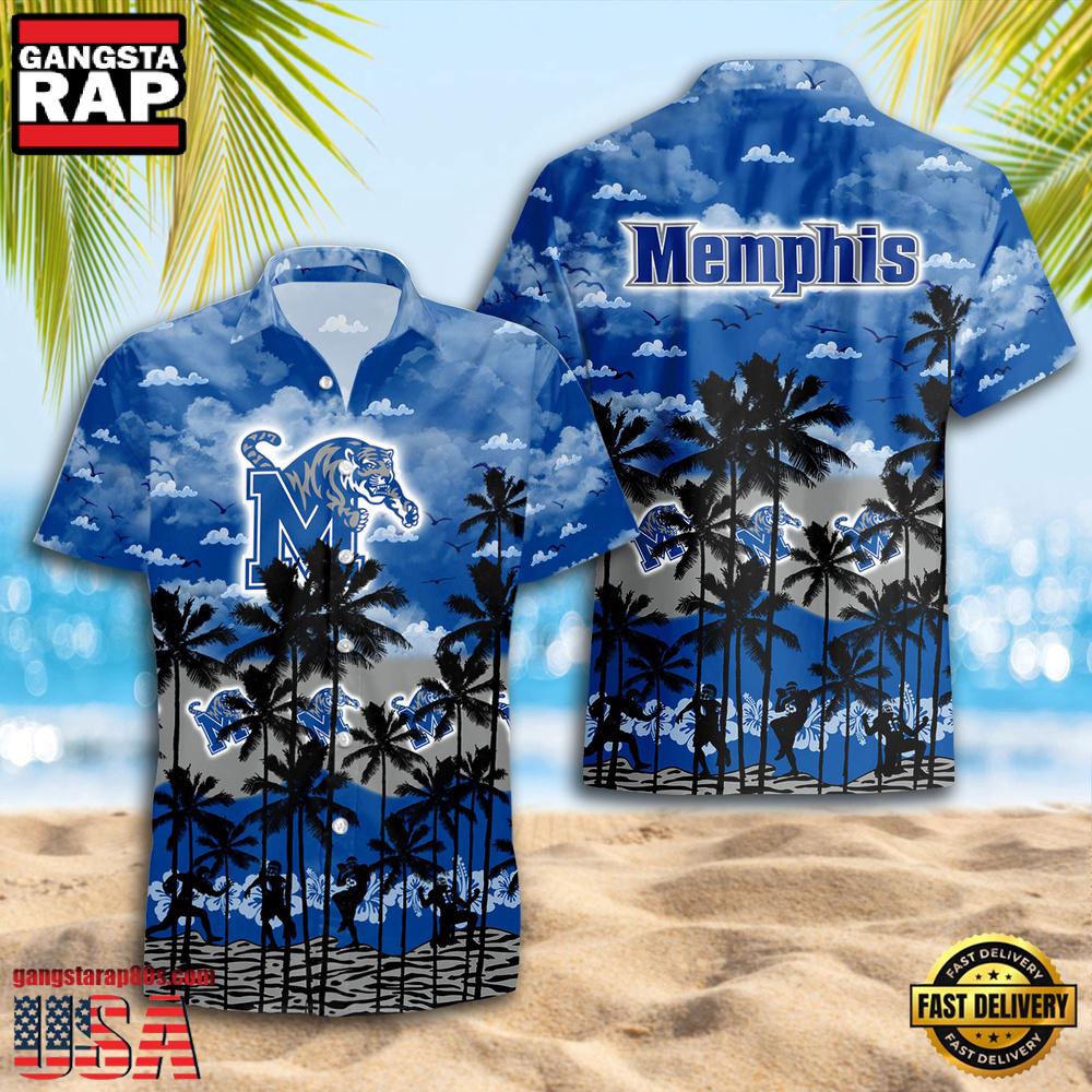 Memphis Tigers Style Hot Summer Aloha Hawaiian Shirt