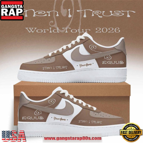 Men I Trust World Tour 2026 Concert Fan Custom Name Air Force 1 Sneakers Shoes