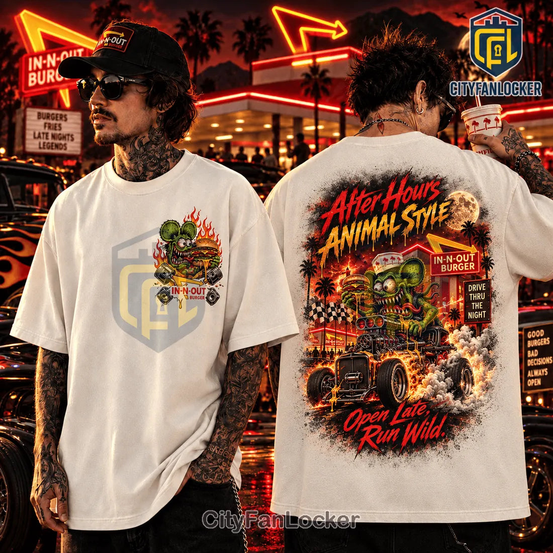 Men’s Rat Fink x In-N-Out Burger Shirt