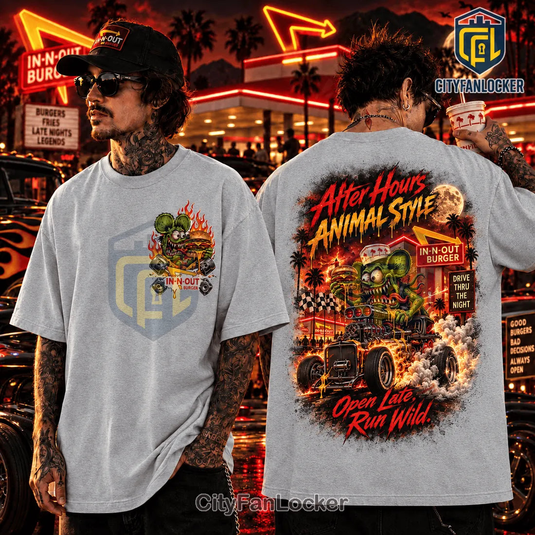Men’s Rat Fink x In-N-Out Burger Shirt