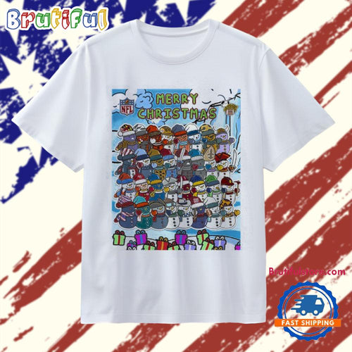 Merry Christmas NFL Snowmen T Shirt