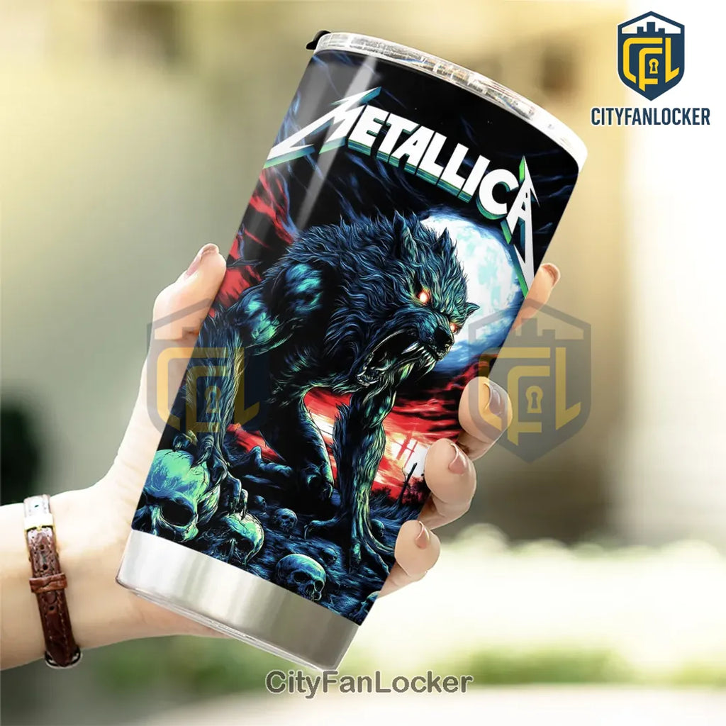 Metallica M72 World Tour 2026 Werewolf Skulls Tumbler