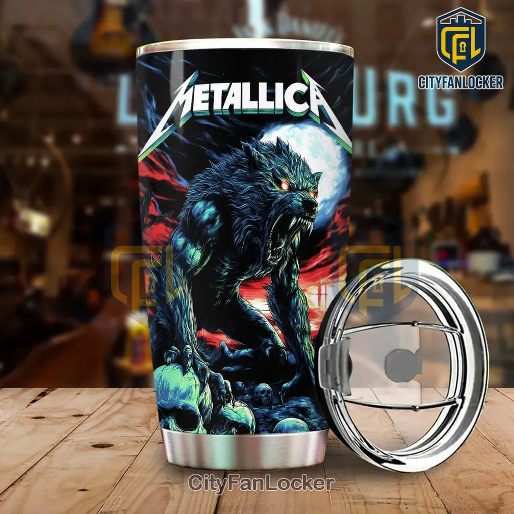Metallica M72 World Tour 2026 Werewolf Skulls Tumbler