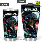 Metallica M72 World Tour 2026 Werewolf Skulls Tumbler