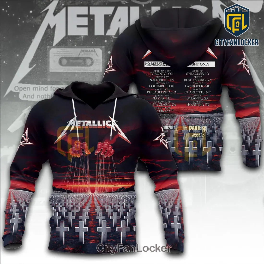 Metallica Master of Puppets Album Art Hoodie