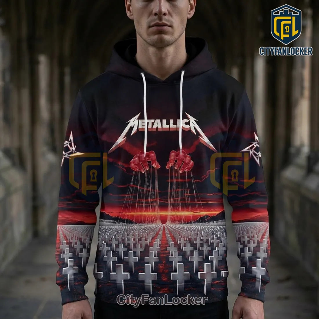 Metallica Master of Puppets Album Art Hoodie