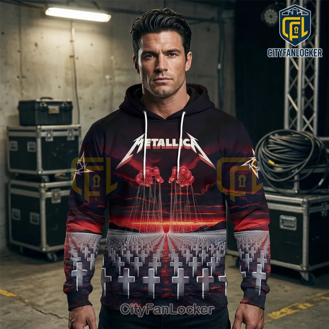 Metallica Master of Puppets Album Art Hoodie