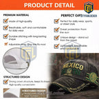 Mexico El Tri 1927-2026 Centenary Vintage Embroidered Distressed Baseball Cap