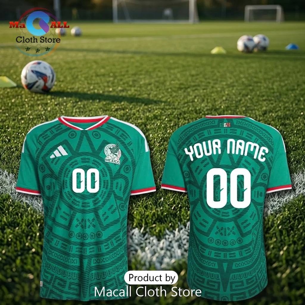 Mexico National Football Team 2026 World Cup Custom Soccer Jersey