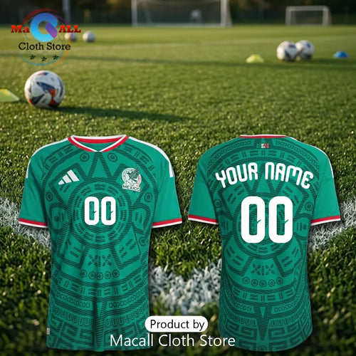 Mexico National Football Team 2026 World Cup Custom Soccer Jersey