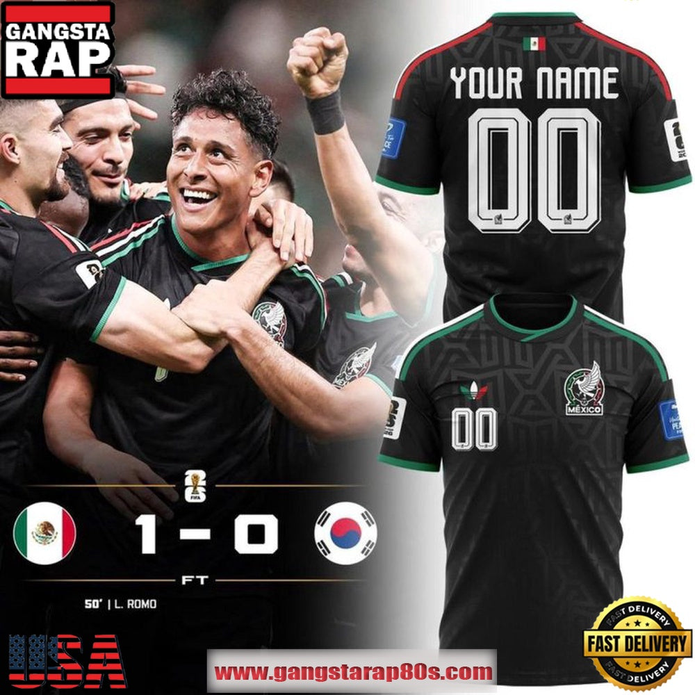Mexico National Team Soccer 2026 World Cup Replica Personalized T Shirt
